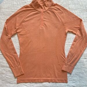 FIGS Women's Orange Seamless Top